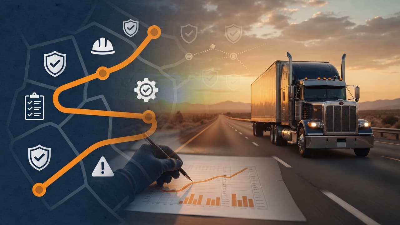 A custom fleet safety roadmap and 30/60/90-day action plan built from a carrier's FMCSA profile